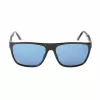 Gafas de sol rectangulares de hombre GUESS GF00048-5901C, montura negra, lentes grises