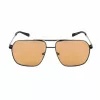GUESS GF00060-6001E Gafas de sol rectangulares para hombre Negras Lentes ahumadas 60/13/140 mm