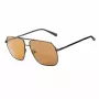 GUESS GF00060-6001E Gafas de sol rectangulares para hombre Negras Lentes ahumadas 60/13/140 mm
