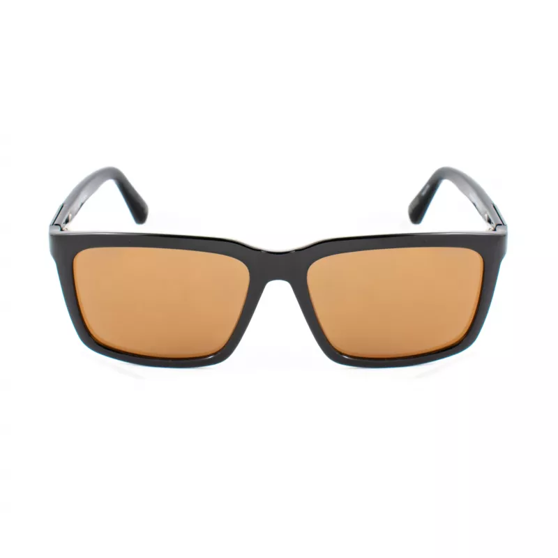 Gafas de sol GUESS GF00062-5901E hombre, cuadradas - montura negra, lentes grises, 59 mm