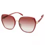 GUESS GF0407-5966F Gafas de sol de mujer - montura de acetato Havanna marrón, cristales marrón degradado, 59 mm