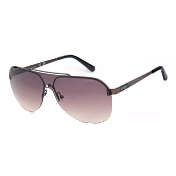 GUESS GF5053-0048F Gafas de sol rectangular para hombre Havana marrón degradado
