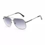 Gafas de sol de hombre GUESS GF5079-6108B, cuadradas - Montura negra brillante, lente degradada ahumada, 61 mm