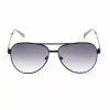 GUESS GF5117-5802B Gafas de sol de hombre estilo piloto - montura negra, lentes gris degradado 60/17/130 mm