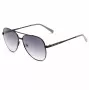 GUESS GF5117-5802B Gafas de sol de hombre estilo piloto - montura negra, lentes gris degradado 60/17/130 mm