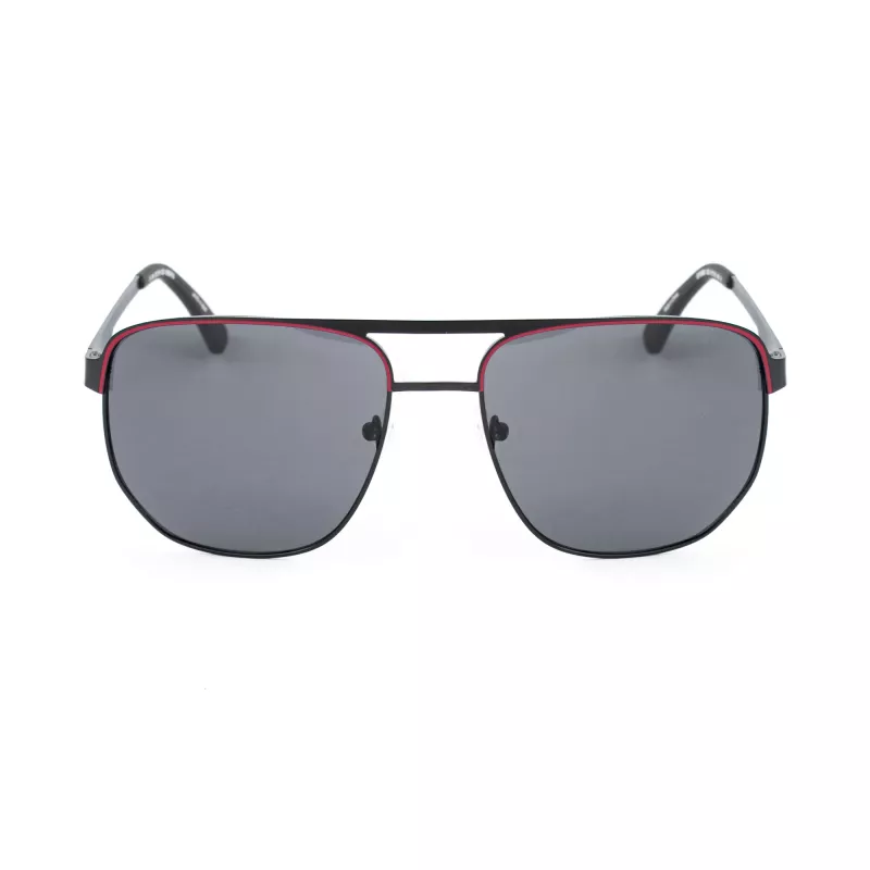 GUESS MAN Gafas de sol GF00061-6102A Montura negra Lentes grises 61mm