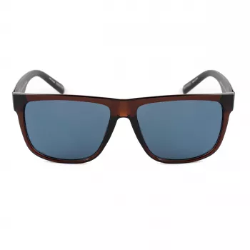GUESS MAN Gafas de sol GO00058-6145V montura cuadrada negro brillante lente ahumada 61 mm