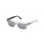 GUESS MAN Gafas de sol GU00120-5520A Montura negra brillante, lentes ahumadas espejadas 55/17/145 mm