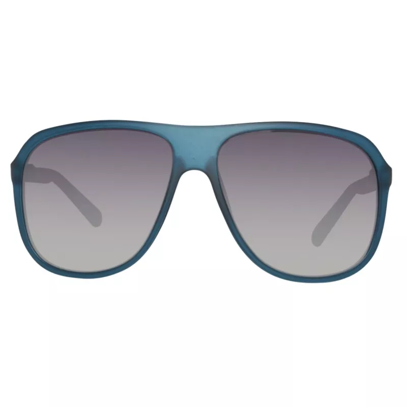 GUESS MAN Gafas de sol GU6876-5991B rectangular montura negra lentes grises 59mm