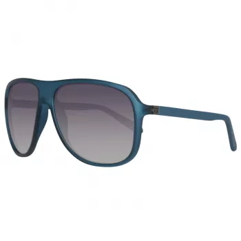 GUESS MAN Gafas de sol GU6876-5991B rectangular montura negra lentes grises 59mm