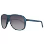 GUESS MAN Gafas de sol GU6876-5991B rectangular montura negra lentes grises 59mm