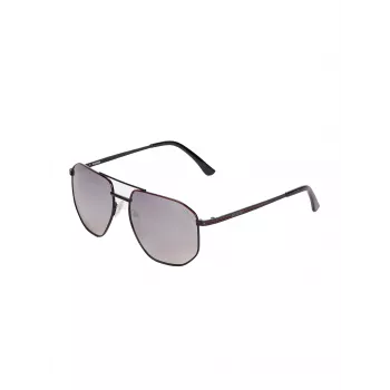 Gafas de sol de hombre GUESS GF5122-6001C rectangulares - Montura negra, lente ahumada 60 mm