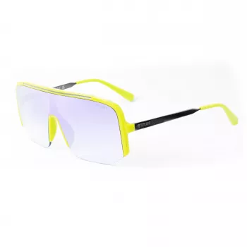 GUESS Gafas de sol cuadradas hombre GO00054-0095W - Montura negra brillante, lentes ahumadas, protección UV400