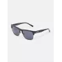 Gafas de sol de hombre Guess GF00023-5601A montura cuadrada negra lentes grises 56mm