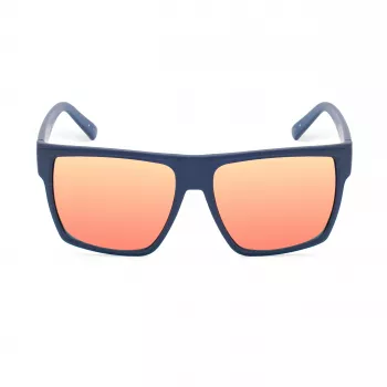 GUESS Gafas de sol de hombre GGU2053MBL21F montura negro mate lente gris humo 58 mm