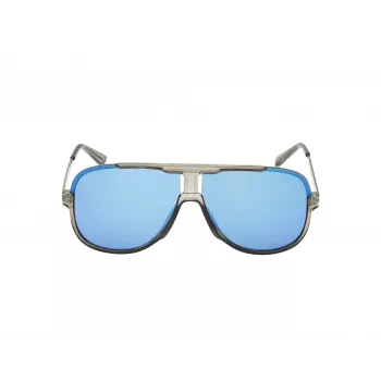 Guess Gafas de sol de hombre GO00060-6490C rectangulares montura negra lentes grises 64/12/140 mm