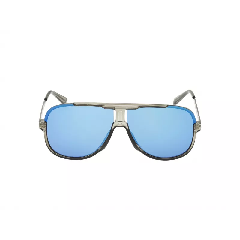 Guess Gafas de sol de hombre GO00060-6490C rectangulares montura negra lentes grises 64/12/140 mm
