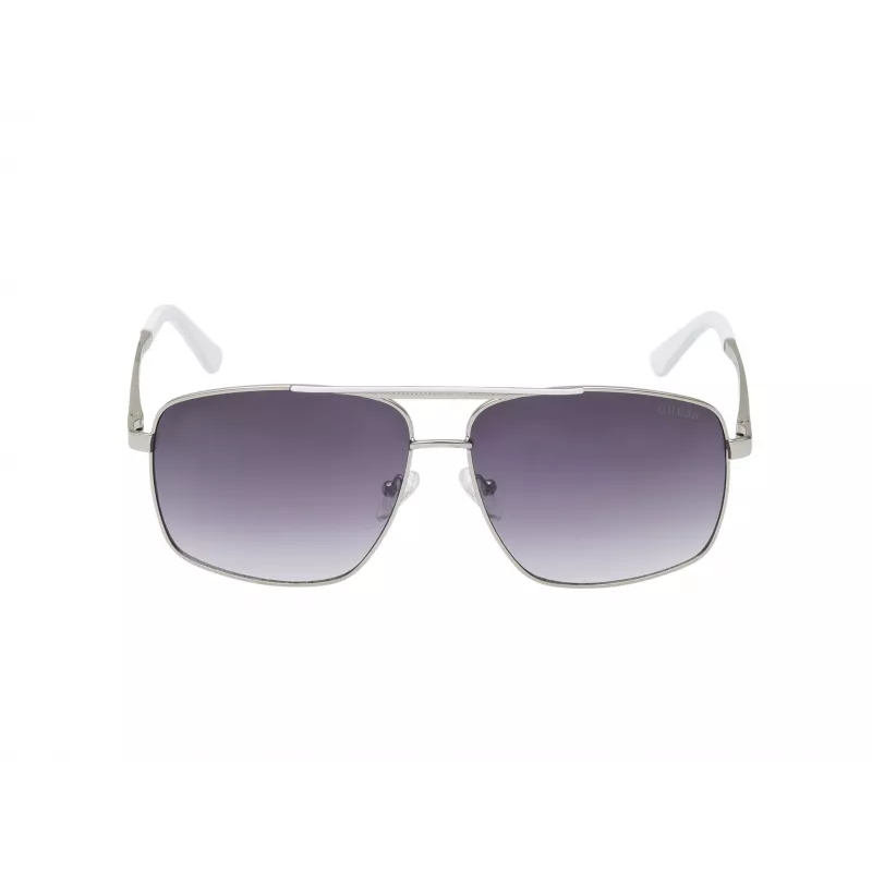 GUESS Gafas de sol para hombre GO00063-5910B Montura cuadrada Havana Lentes marrones 59mm