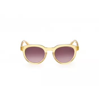 GUESS Gafas de sol para hombre GU00063-5039F havana acetato montura cuadrada lentes marrones 50 mm