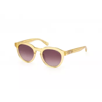 GUESS Gafas de sol para hombre GU00063-5039F havana acetato montura cuadrada lentes marrones 50 mm