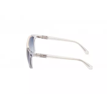GUESS gafas de sol de hombre GU00123-5826W - montura cuadrada habana oscura, lentes degradadas marrones, 58/16/140 mm