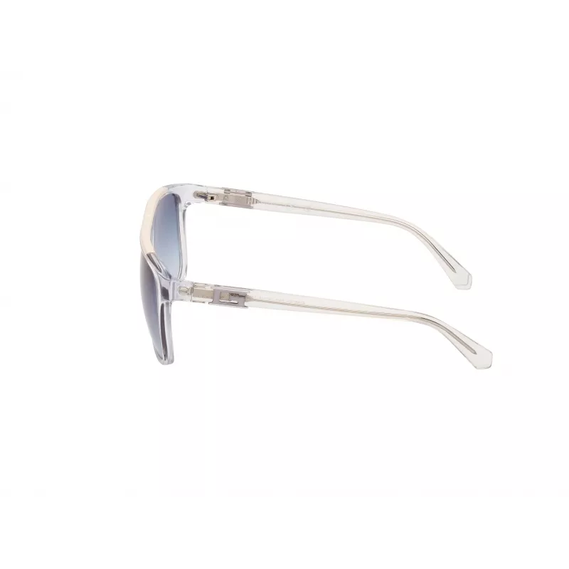 GUESS gafas de sol de hombre GU00123-5826W - montura cuadrada habana oscura, lentes degradadas marrones, 58/16/140 mm