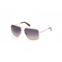 GUESS Gafas de sol para hombre GU00167-6032W Montura negra Lentes grises 60/14/140 mm