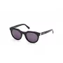 Guess Gafas de sol hombre GU00214-4901A - Montura negra, lentes gris smoke, 49/21/145 mm