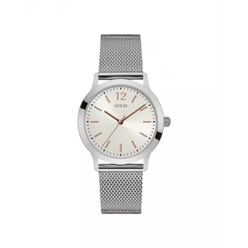 Reloj de cuarzo analógico de hombre GUESS W0921G1 39mm acero inoxidable esfera azul