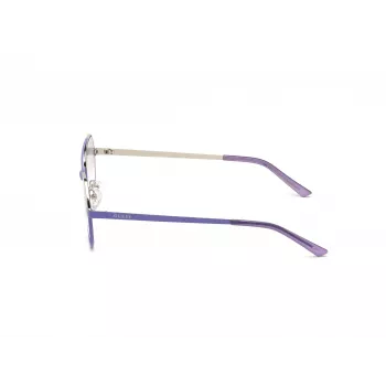 GUESS Gafas de sol unisex GU3048-81Z Montura negra brillante lente gris degradada 53mm