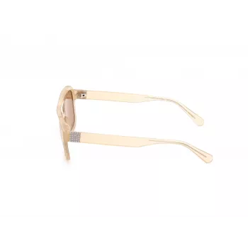 GUESS Gafas de sol unisex GU82595357E Montura Havana/Carey Lentes marrón degradado 53/19/145 mm