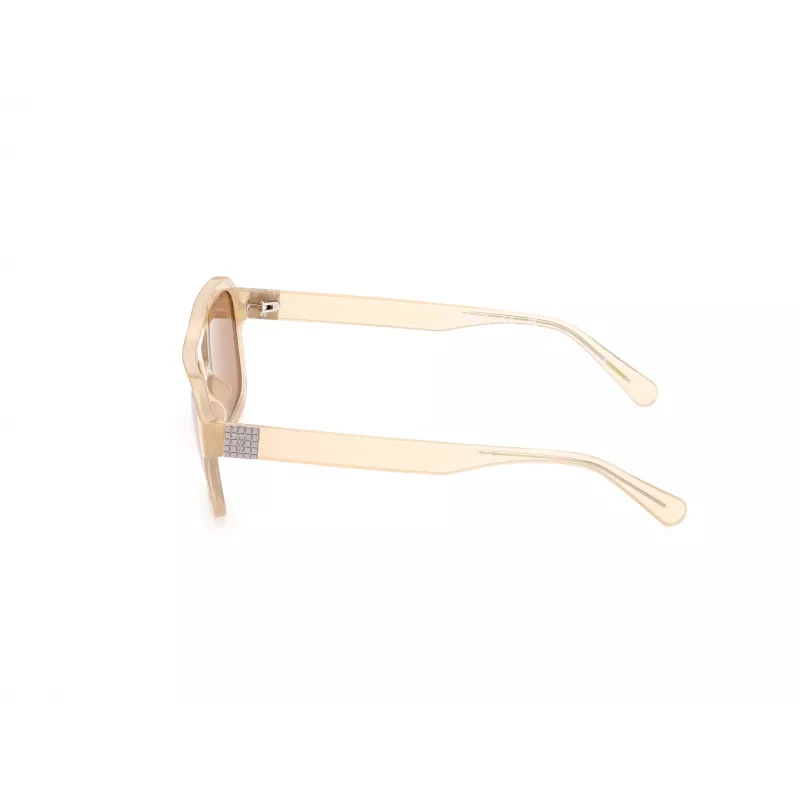 GUESS Gafas de sol unisex GU82595357E Montura Havana/Carey Lentes marrón degradado 53/19/145 mm