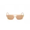 GUESS Gafas de sol unisex GU82595357E Montura Havana/Carey Lentes marrón degradado 53/19/145 mm