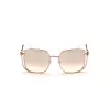 GUESS Gafas de sol para mujer Mariposa Cat Eye GU7626-5828U Havana/Marrón degradado 58mm