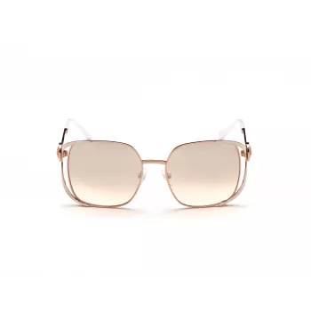 GUESS Gafas de sol para mujer Mariposa Cat Eye GU7626-5828U Havana/Marrón degradado 58mm