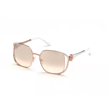 GUESS Gafas de sol para mujer Mariposa Cat Eye GU7626-5828U Havana/Marrón degradado 58mm