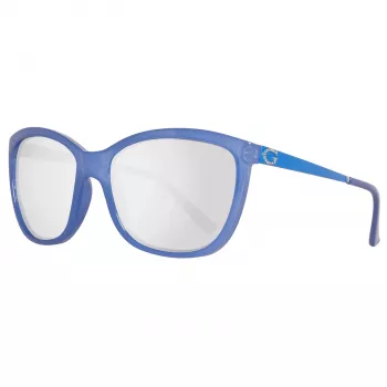 GUESS Gafas de sol mariposa mujer GU7444-5884C Havana brown tortoise montura de acetato lentes degradadas marrones 58mm