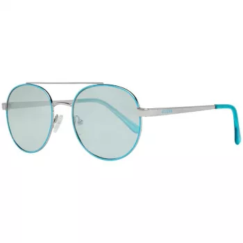 GUESS Gafas de sol mujer estilo ojo de gato GF0367-10X - Montura negra brillante, lentes ahumadas degradadas, protección UV400