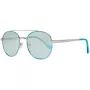 GUESS Gafas de sol mujer estilo ojo de gato GF0367-10X - Montura negra brillante, lentes ahumadas degradadas, protección UV400