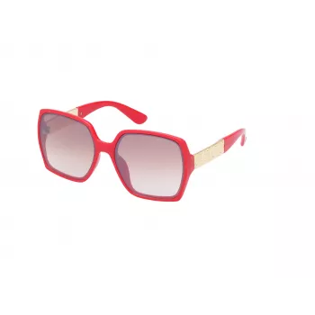 Gafas de sol GUESS mujer cat eye GO00031-6266F - montura negra brillante, lente degradada ahumada, protección UV400