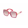 Gafas de sol GUESS mujer cat eye GO00031-6266F - montura negra brillante, lente degradada ahumada, protección UV400
