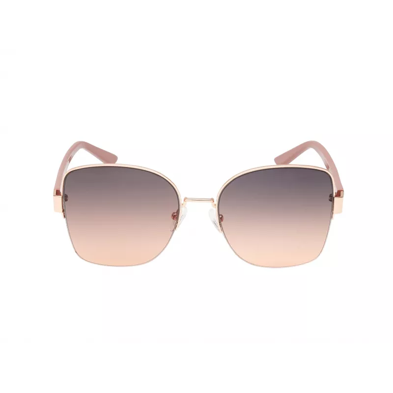 Gafas de sol de mujer GUESS GF00052-5928B montura cuadrada Havana lente degradada marrón 59mm