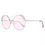 GUESS Gafas de sol mujer GF0355-28T ojo de gato - Montura marrón carey, lentes marrones degradadas, 58 mm