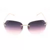 GUESS Gafas de sol mujer GF0384-28T Montura carey marrón, lentes degradadas marrones, 61 mm