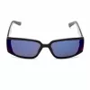 GUESS Gafas de sol cuadradas oversize para mujer GF5127-6501C, montura negra con lentes degradadas ahumadas