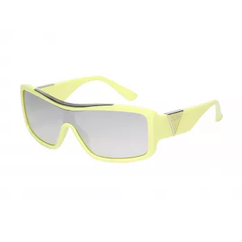 GUESS Gafas de sol cat eye de mujer GO00035-0039C - Montura negra brillante, lente degradada smoke