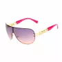GUESS Gafas de sol mujer GO00037-0032U Cat Eye - Montura negra, lentes grises degradadas, UV400