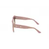 Gafas de sol mujer GUESS GU00162-5557W, gafas de sol cuadradas de acetato, montura havana, lentes marrones degradadas, 55 mm