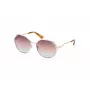 GUESS gafas de sol de mujer GU7842S5833F, forma cuadrada oversize, montura havana, lentes degradadas marrones, 58 mm