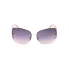Gafas de sol cuadradas oversized de mujer GUESS GO00034-6528B habana/marrón tortoise